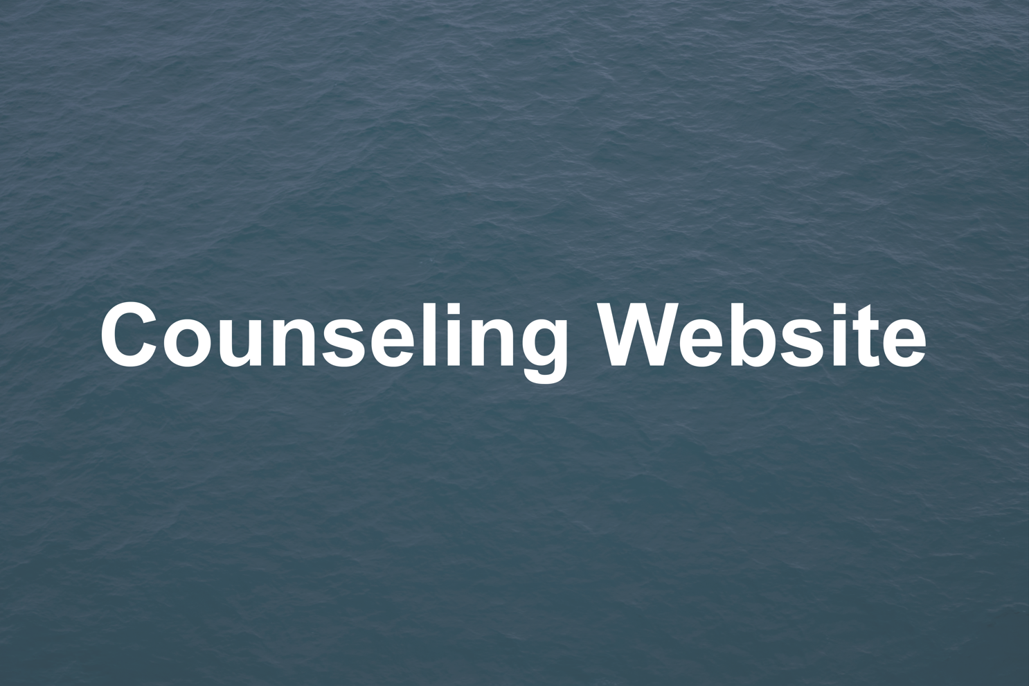 Counseling Website